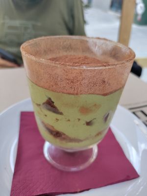 Pistachio tiramisu at Haiku in Palermo