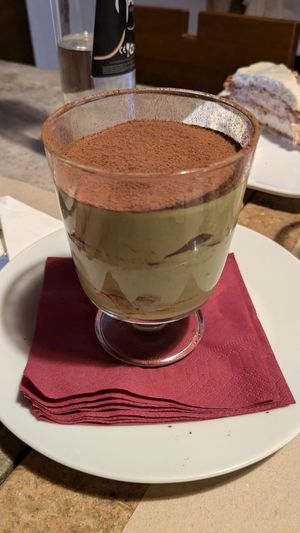 Pistacchio tiramisù at Haiku in Palermo