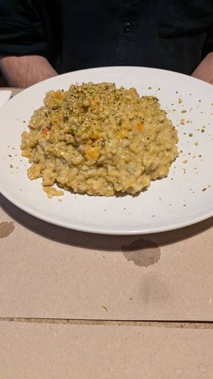Pumpkin risotto at Haiku in Palermo