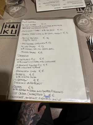   at Haiku in Palermo