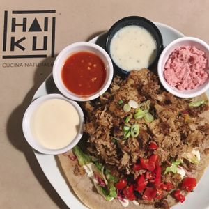 Seitan Kebab at Haiku in Palermo