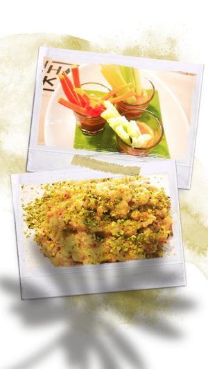 Crudo + Risotto at Haiku in Palermo