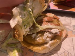 I got the bbq menu, but subbed the bbq for mayo😄 at La Trocadero in Barcelona