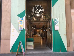 From the street  at La Trocadero in Barcelona