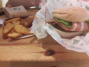 'Bacon' burger at La Trocadero in Barcelona