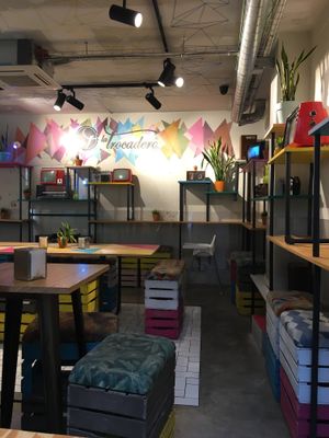 Layout at La Trocadero in Barcelona