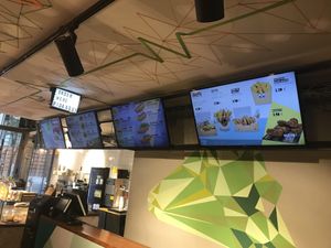 Menu at La Trocadero in Barcelona