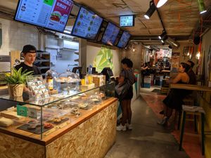 inside at La Trocadero in Barcelona