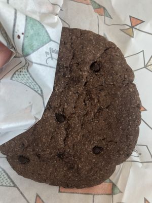 Chocolate cookie  at La Trocadero in Barcelona