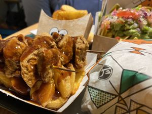 BBQ seitan at La Trocadero in Barcelona