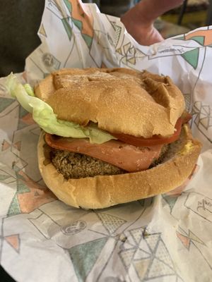 Tasty burger at La Trocadero in Barcelona
