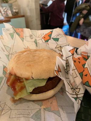 Amazingly good beyond burger at La Trocadero in Barcelona