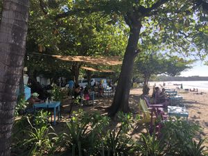 Mesas en la playa  at Noguis in Tamarindo