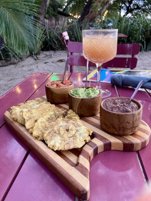 Patacones  at Noguis in Tamarindo