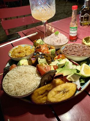 Vegan Kebabs   at Noguis in Tamarindo