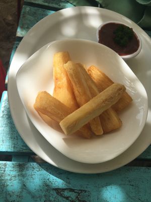 Yucca fries (starter) at Noguis in Tamarindo
