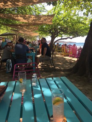Beach seating available  at Noguis in Tamarindo