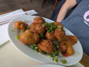 Salt and pepper mushrooms at Saigon68 in Sheffield