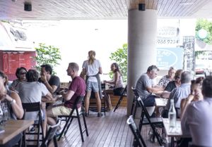 Café Outdoor at Ruby Lane Wholefoods in Manly