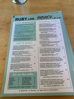   at Ruby Lane Wholefoods in Manly