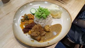 Nasi lemak at BMS Organics in Penang