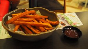 Sweet Potato Fries - RM8.90 (as of 2017) at BMS Organics in Penang