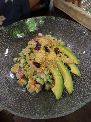 The organic Harvest Salad - RM13.90 (as of 2017) at BMS Organics in Penang