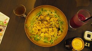 Aglio-Olio Orecchiette - RM17.90 (as of 2017) at BMS Organics in Penang