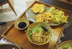 Tempura Seaweed Fried Garlic Multigrain Rice - RM15.90 (as of 2017) at BMS Organics in Penang