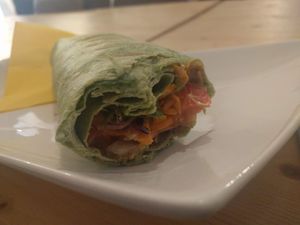 Wrap seitan at Mie Vie in Ghent