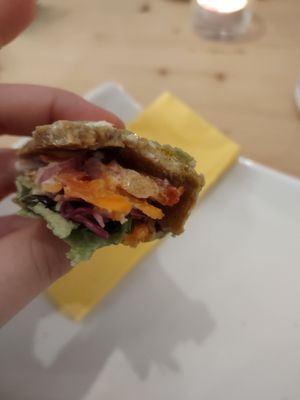 Kebab wrap at Mie Vie in Ghent