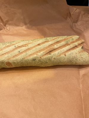 Seitan wrap  at Mie Vie in Ghent