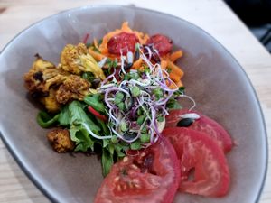 Small salad on the side at Mie Vie in Ghent