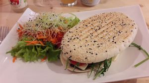Panini mozzarella at Mie Vie in Ghent
