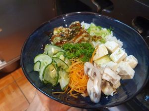 Bowl Vegano at Kappa Sushi in La Fortuna