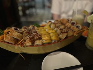   at Kappa Sushi in La Fortuna