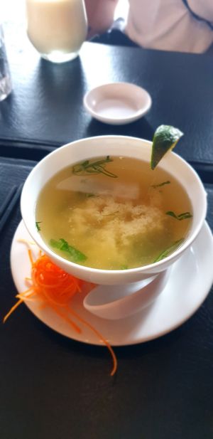 Vegan Miso Soup at Kappa Sushi in La Fortuna