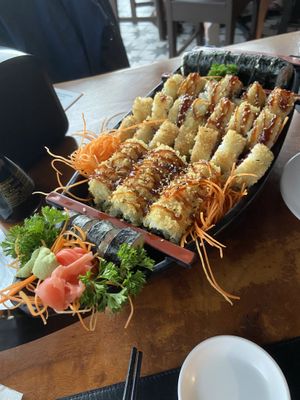  at Kappa Sushi in La Fortuna