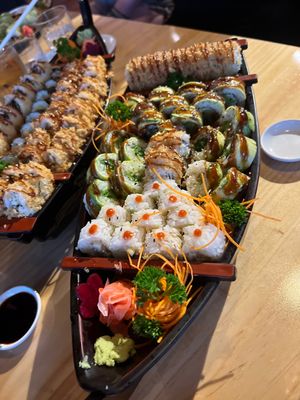 Vegan sushi boat #1  at Kappa Sushi in La Fortuna