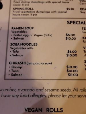  at Kappa Sushi in La Fortuna