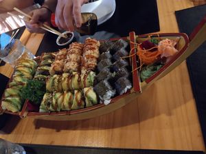  at Kappa Sushi in La Fortuna