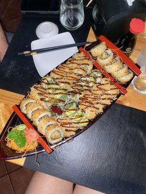   at Kappa Sushi in La Fortuna