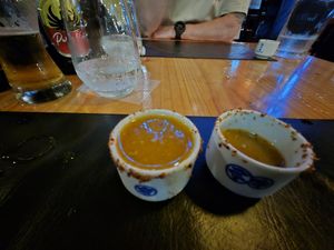 Chiliguaro Shot vegan at Kappa Sushi in La Fortuna