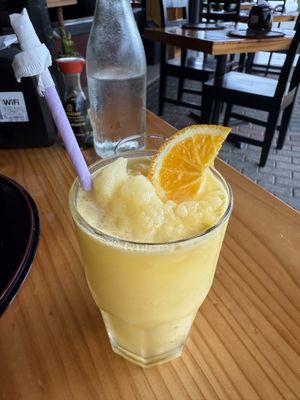 Passionfruit drink  at Kappa Sushi in La Fortuna
