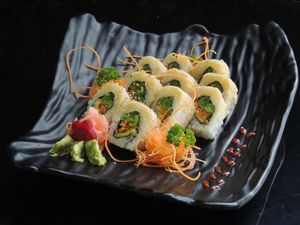 Quinoa roll at Kappa Sushi in La Fortuna