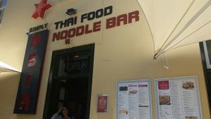 outside at Simply Asia - Heritage Square in Cape Town