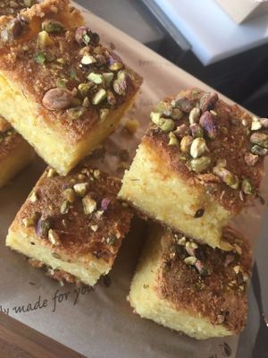 Orange and Polenta Cake at Riverside Cafe in Leicester