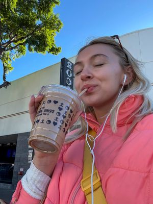   at Kreation Organic Juicery in West Hollywood