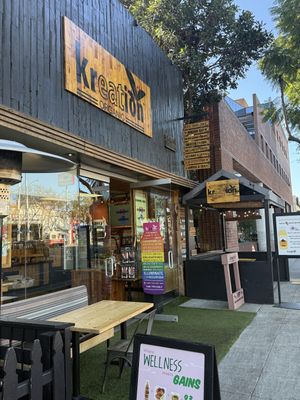   at Kreation Organic Juicery in West Hollywood