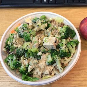 Lunch salad at Well  in Helsinki